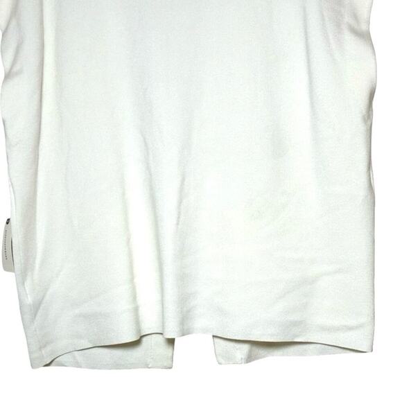 NWT Maeve By Anthropologie Women’s Oversized Muscle Sweater Vest Ivory Size L - Picture 7 of 8